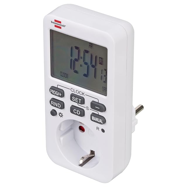 Brennenstuhl Comfort-Line digitale Wochenzeitschaltuhr-Steckdose