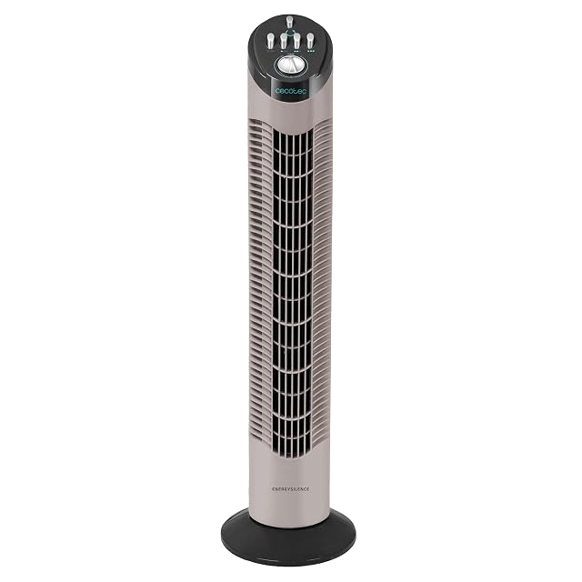 Cecotec EnergySilence 790 Skyline Turmventilator, weiß, auf seinem Sockel stehend
