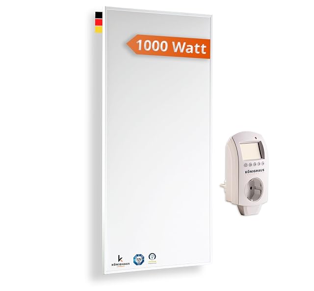 Könighaus P-Serie 1000 W wandmontiertes Infrarot-Heizpaneel