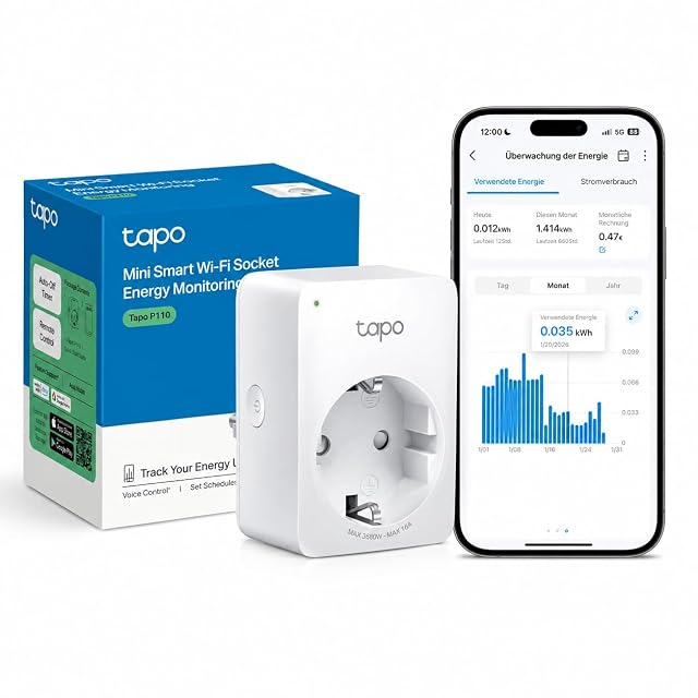 TP-Link Tapo P110 Smart-Steckdose mit Energieüberwachung