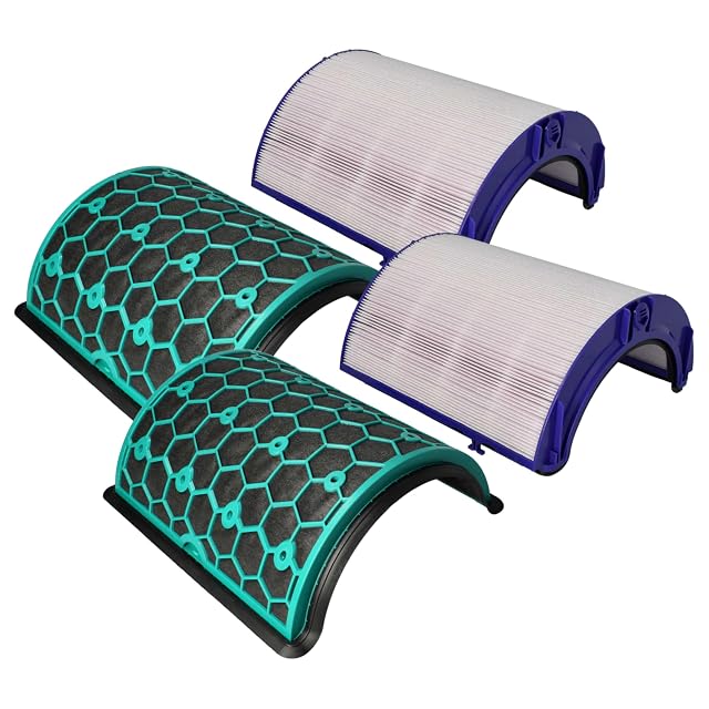 vhbw Drittanbieter-2-teiliges HEPA- und Aktivkohlefilter-Set für den Dyson Purifier Cool TP11